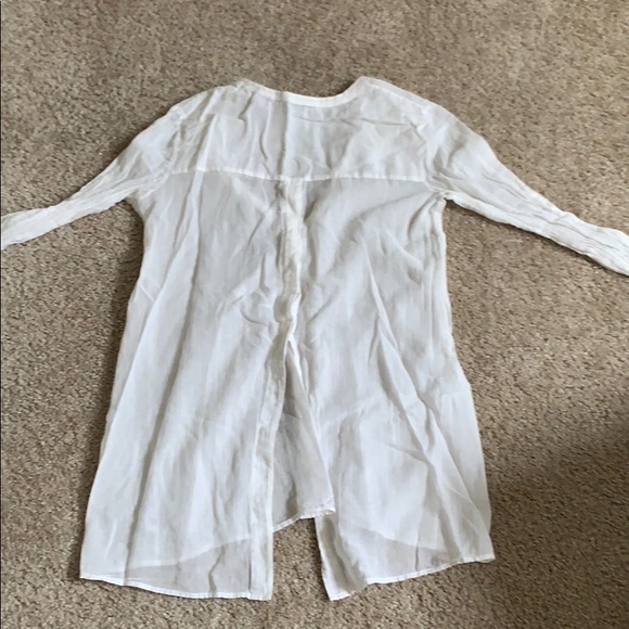 Theory white blouse T/P - Picture 2 of 3